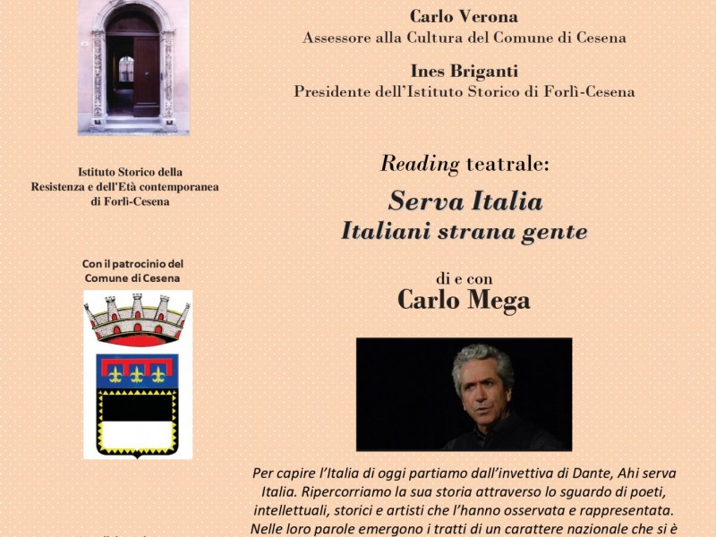 Una Serata a Palazzo Nadiani: storia, memoria e parole per l'anniversario della liberazione di Cesena, 20 ottobre 1944 - 2019
