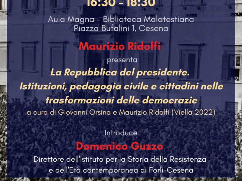 La Repubblica del Presidente - Incontro con Maurizio Ridolfi